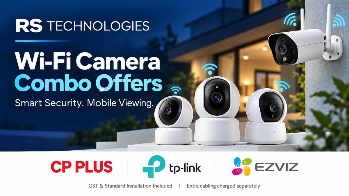 Wi-Fi CCTV Camera Combo Offers